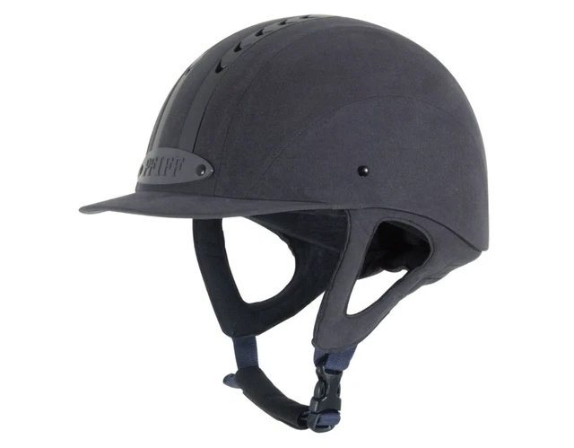 Pfiff Sicherheitshelm "Epsilon" Grau Gr. 52cm Reithelm 12 Belüftungsschlitze