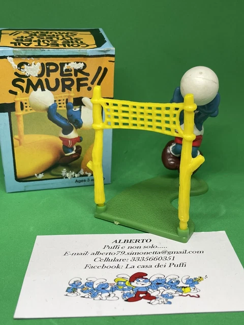 Puffi Smurfs Super Puffo Pallavolo Volleyball 40223 In Box