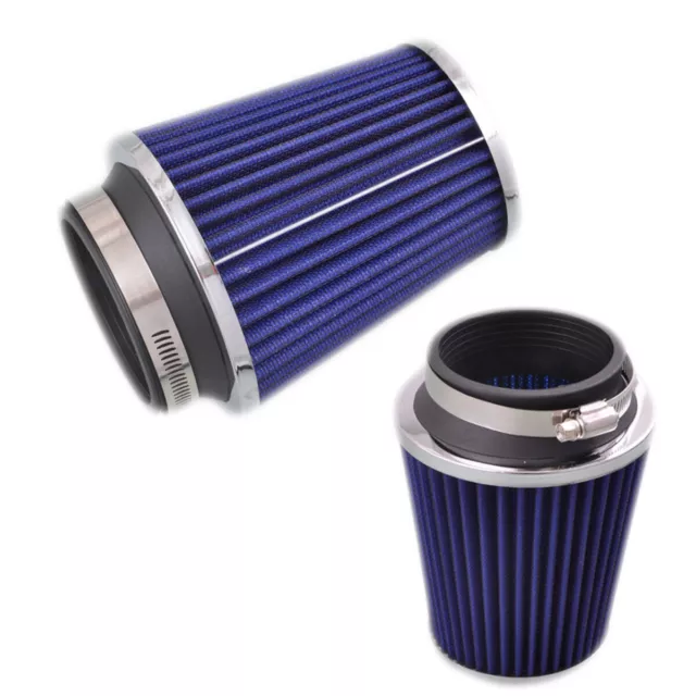 Filtro Aria Auto Aspirazione Universale Sportivo Tuning Tubo Conico Morsetto P