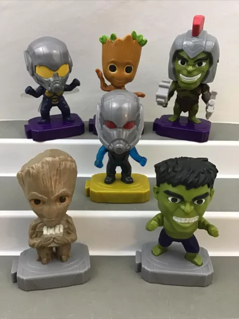 Marvel Avengers Endgame Superhero Toys 6Pc Lot Figures McDonalds 2019 2020 Lot G
