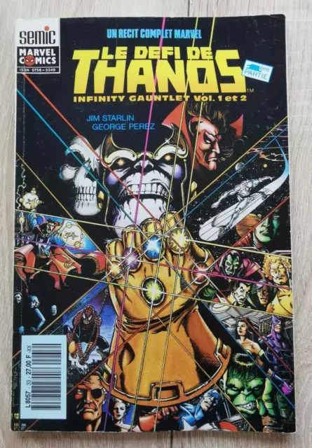 Un Recit Complet Marvel **N°33 Le Defi De Thanos 1Ere Partie **  Starlin/Perez