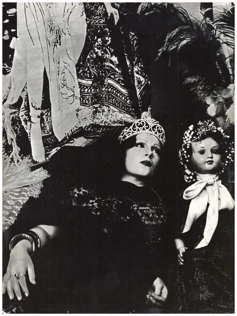 Irina Ionesco, chez Mucha 1970 - Photographie originale