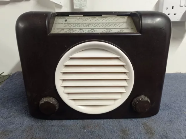 Vintage/Retro 1940s Bush DAC91 Bakelite Valve Radio