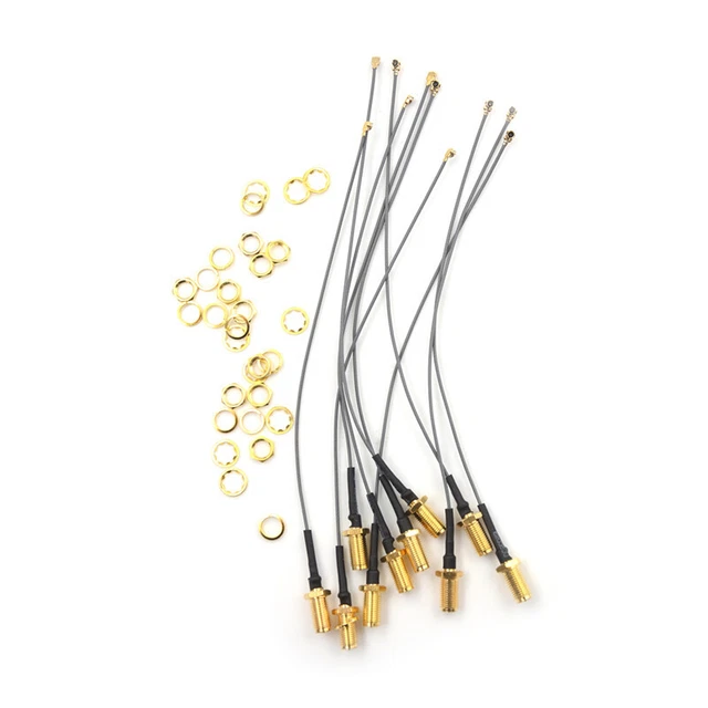 5PCS Extension Cord UFL to RP SMA Connector Antenna WiFi Pigtail Cable SRAU BZ0