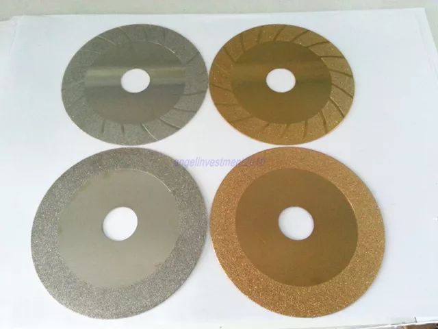 4pcs Dia 100mm Electroplated Diamond Saw Blade Cutting Disc