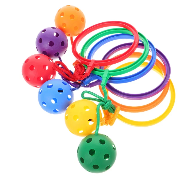 Boule De Cheville Lumineuse à Sauter - Jeu Sportif Avec LED Pour Enfants, Adolescents - Bleu Ou Rose