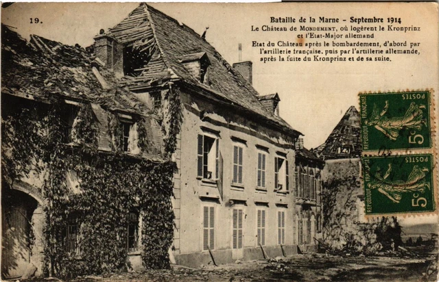 CPA AK Military - Battle of the Marne - Le Chateau de Moonment (696421)