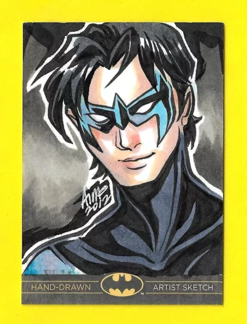 2013 Cryptozoic DC Comics Batman The Legend 1/1 Sketch by Artist ???