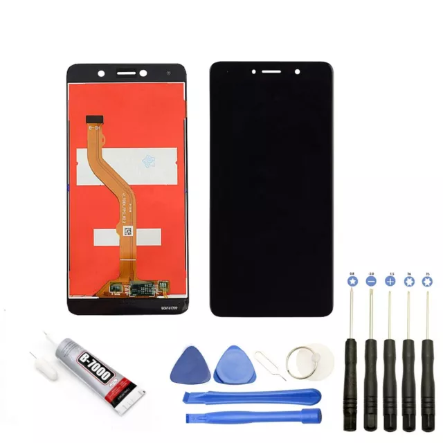 Vitre Tactile + Ecran Lcd Pour Huawei P8 Lite 2017 Noir + Outils + Colle