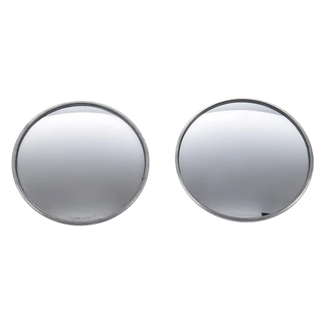 Lot De 2 Miroirs D’Angle Mort Grand Angle Réglables – Pour Camionnette, Remorque, Caravane – Installation Facile