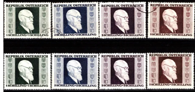 Österreich 1946: Renner (ANK 776-779) gestempelt bzw. postfrisch (ANK 84 €)