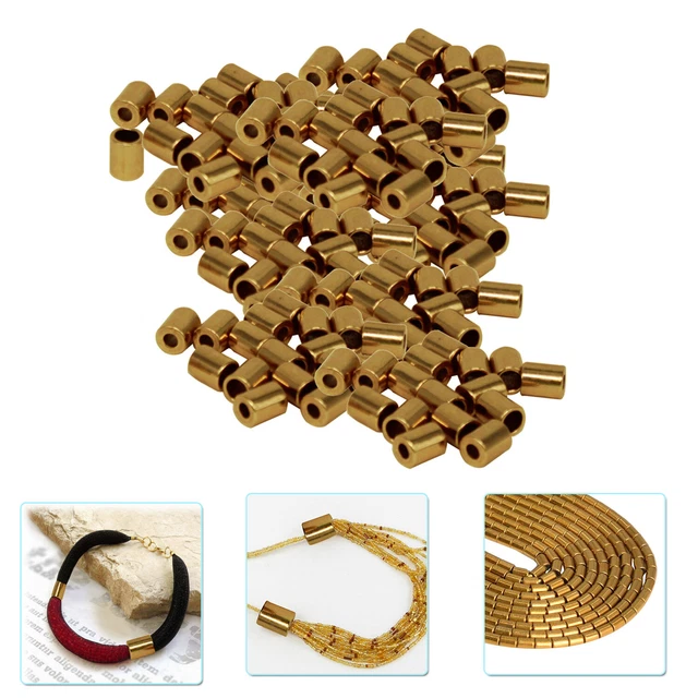 Métal Cordon Bouton Bouchon Verrou Fin Doré Dessin Corde Tirer DIY Loisirs