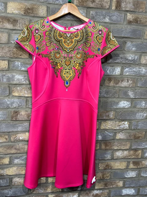 ted baker bright pink dress Ted Baker London Arikka Sleeveless Organza Maxi Dress In Bright Pink - 63% Off