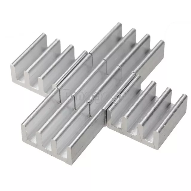 5Stks 11*11*5mm Aluminum Heat Sink For Memory Chip IC NEW