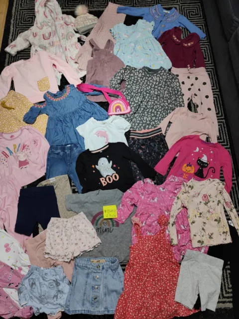 #B49💜 Huge Bundle Of Girls Clothes 2-3years GEORGE NEXT PEPPA TU H&M PRIMARK