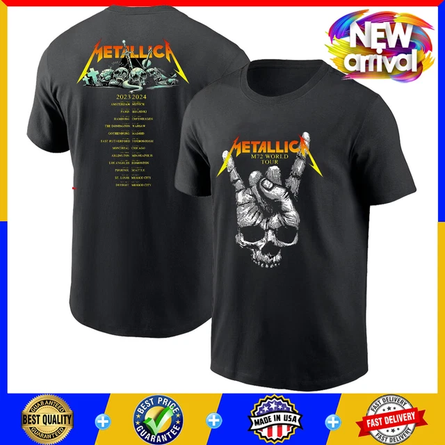 SALE!! METALLICA BAND Metal Tour 2023 2024 M72 Tour Music Event TShirt