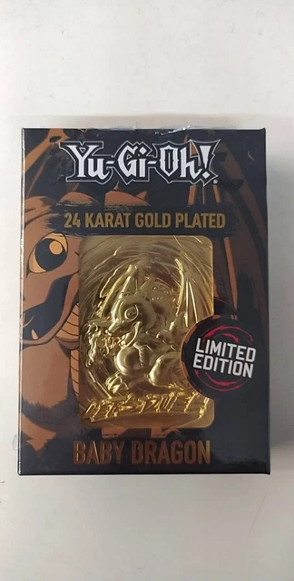 Yu-Gi-Oh! Limited Edition 24K Gold Plated Collectible - Baby Dragon