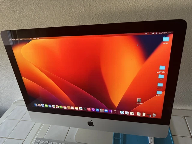 Apple IMac 21.5'' Mi-2017 - Core I5 3GHz, 16Go RAM, SSD 1To - Clavier AZERTY - Occasion
