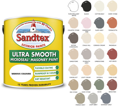 sandtex weathershield colour chart