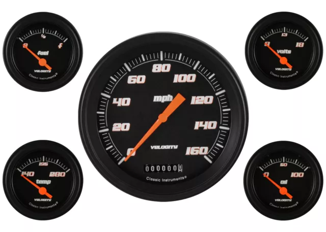 classic instruments 59 60 impala el camino chevy car gauge package speedo vs