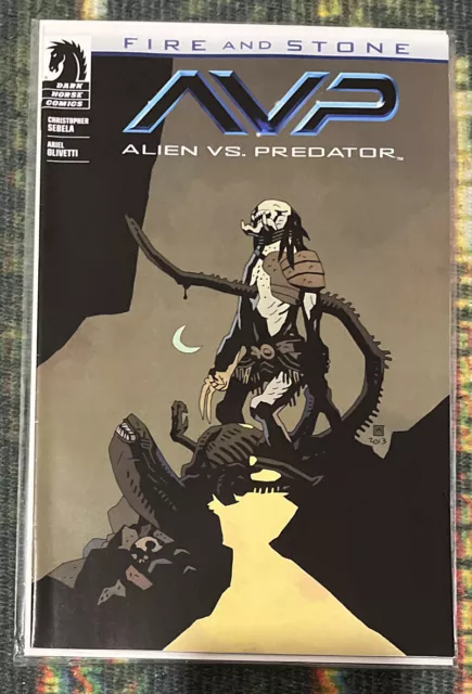 AVP Aliens vs Predator Fire and Stone #1  Mignola Variant Dark Horse Comics 2014
