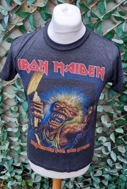 T-shirt vintage Iron Maiden No Prayer For The Dying | Maniche corte | Small
