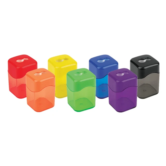 Office Depot Brand Manual Pencil Sharpener, Assorted Colors