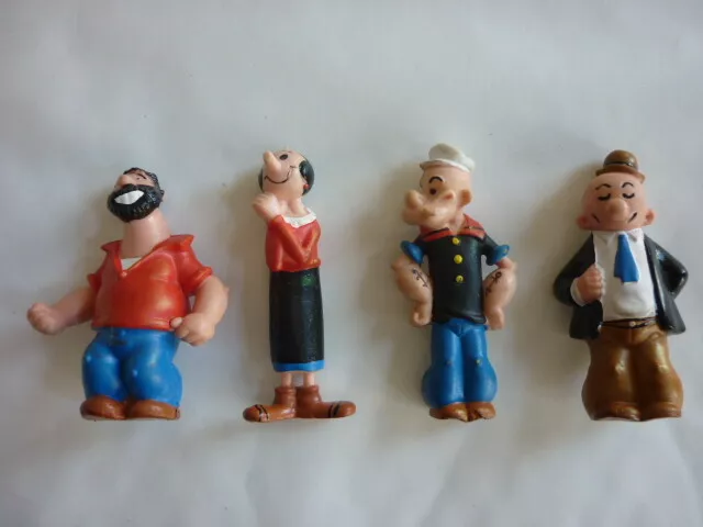 FIGURINE  HEIMO  / lot  de 4  figurines  serie     POPEYE  /  5,5 CM