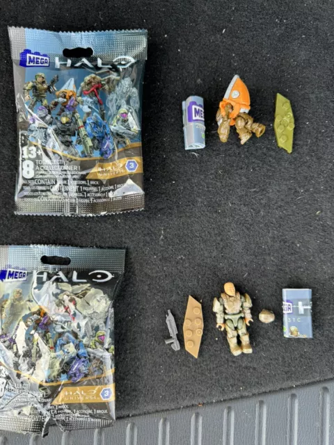 2x Halo Mega Universe Series 3 Grunt & CC Marine New