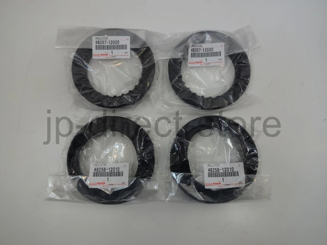 GENUINE TOYOTA COROLLA AE86 Rear Coil Spring Insulator Upper & Lower ...