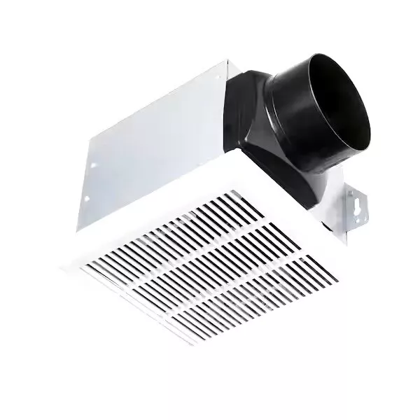 Hampton Bay 80 CFM Ceiling Mount Roomside Installation Bathroom Exhaust Fan