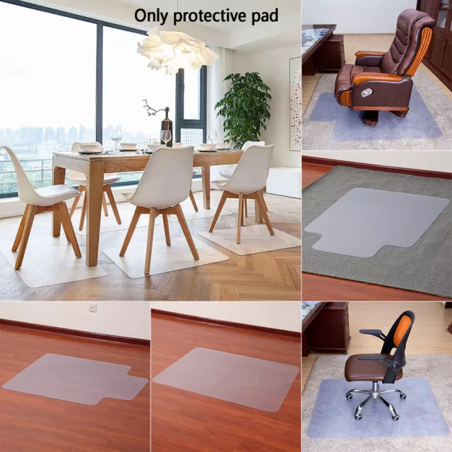 120CM Chair Mat Floor Protector Heavy Pvc Office Computer Carpet Hard Non Slip