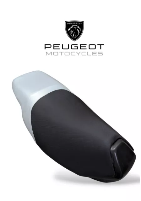 Sitzbankbezug  Speedfight 1-2 Peugeot Carbon Schwarz-Silber Premium Qualität