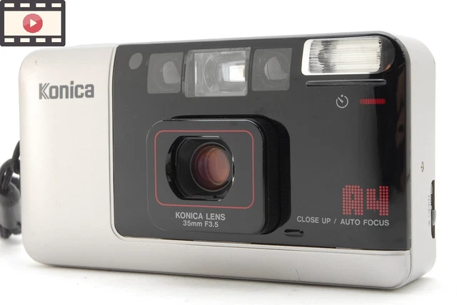 LCD WORKS【NEAR MINT】Konica BIG Mini A4 Point & Shoot 35mm Film Camera from JAPAN