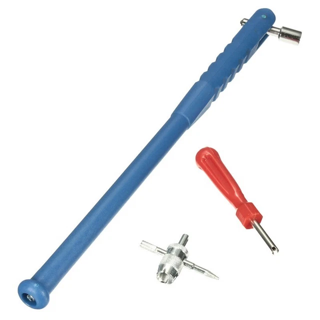 Kit Réparation Valve Presta Vélo - 4 Noyaux Valve + 2 Outils Démontage - Universel Pour Pneus