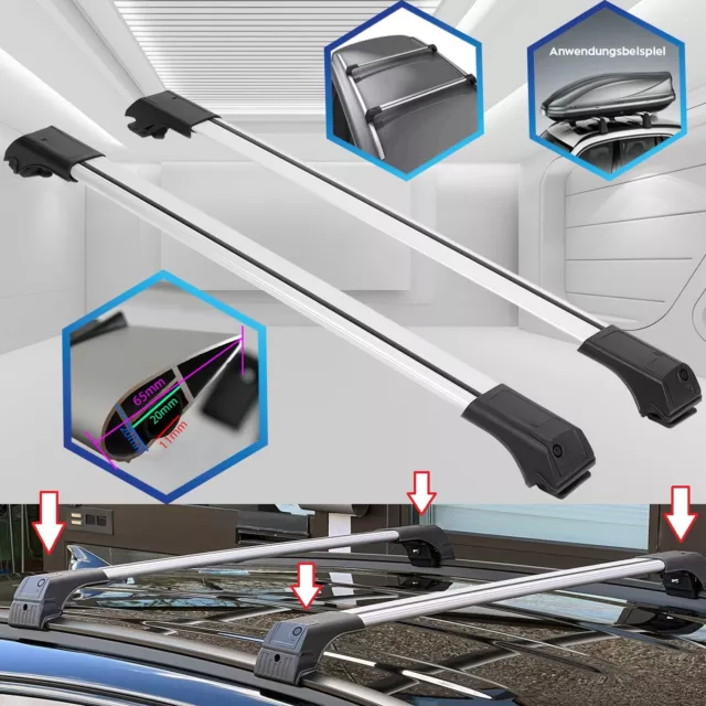 Querträger Dachträger Grundträger für Ford Focus MK3 Turnier ab 2011 - 2018 V2GR