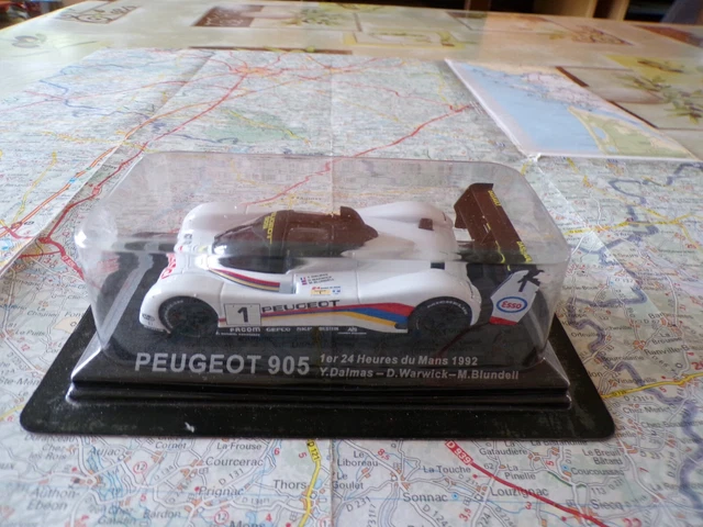 Miniature Le Mans 43 - Peugeot 905 Spider Le Mans 1992 - Résine 1/43