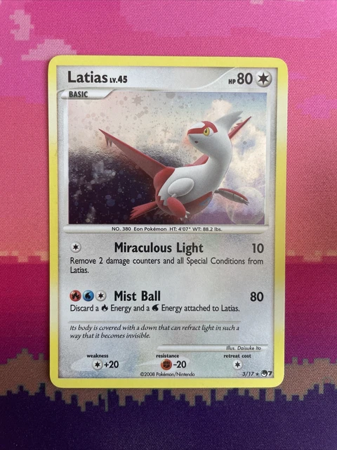 Pokemon Cards Latias POP SERIES 7 Holo Rare 3/17 Near Mint