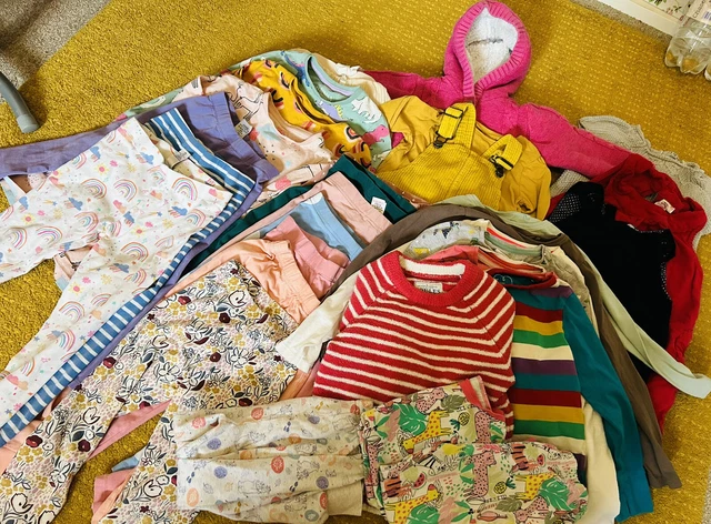 Bundle girls clothes 4-5 years 32 items Frugi, JoJo Maman Bebe, John Lewis,