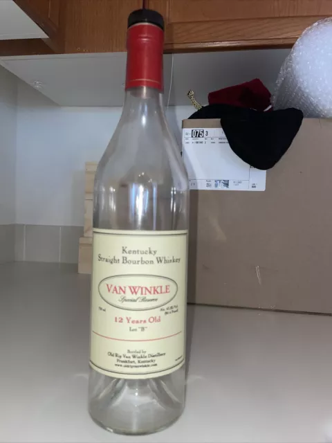 Pappy Van Winkle / Van Winkle Special Reserve 12 Year Old - Lot B (empty bottle)