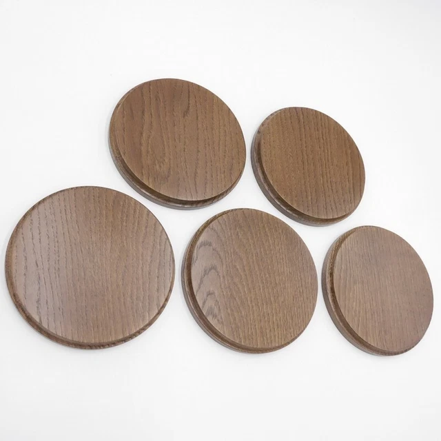 5 Pieza Placa de Jabalí Redondo Braun Af 17 CM Tablero Keiler Gewaffbrett 3