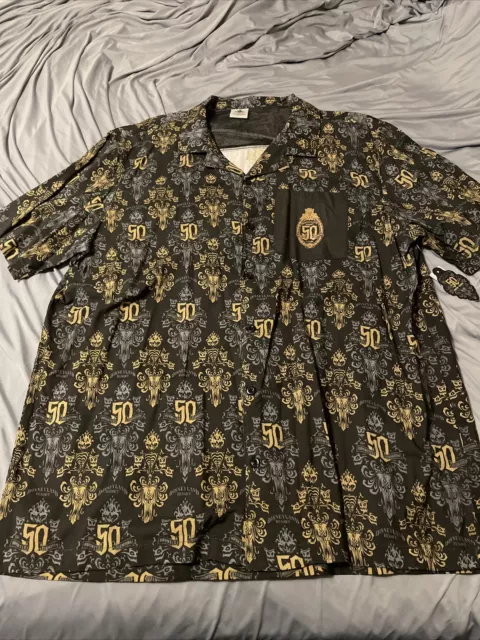 Disney’s Haunted Mansion 50th Button Up