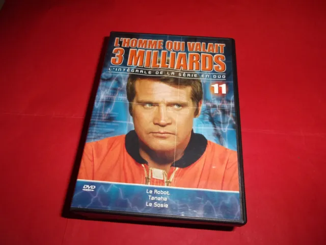 DVD,série TV,"L'HOMME QUI VALAIT 3 MILLIARDS",n°11,3 épisodes,(p1442)