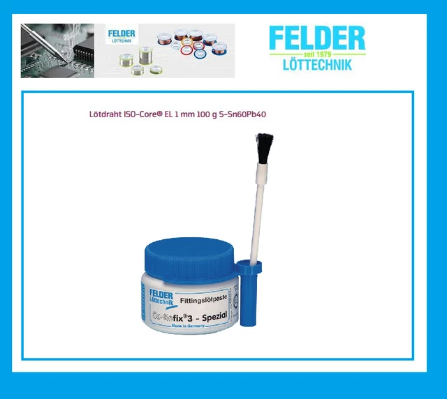 FELDER FITTINGSLÖTPASTE CU-ROFIX®3-SPEZIAL 230 - 250 GradC 250 g S ...