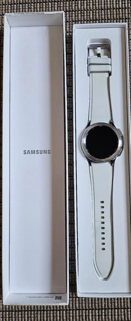 SAMSUNG GALAXY WATCH4 Classic SM-R880 42 mm cassa in acciaio inox ...