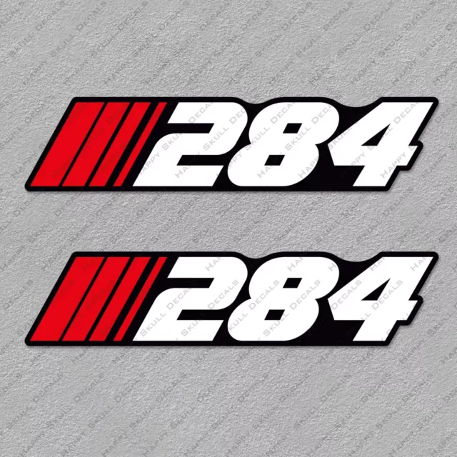 STRATOS BOAT 284 DECALS STICKERS Set of 2 12" LONG