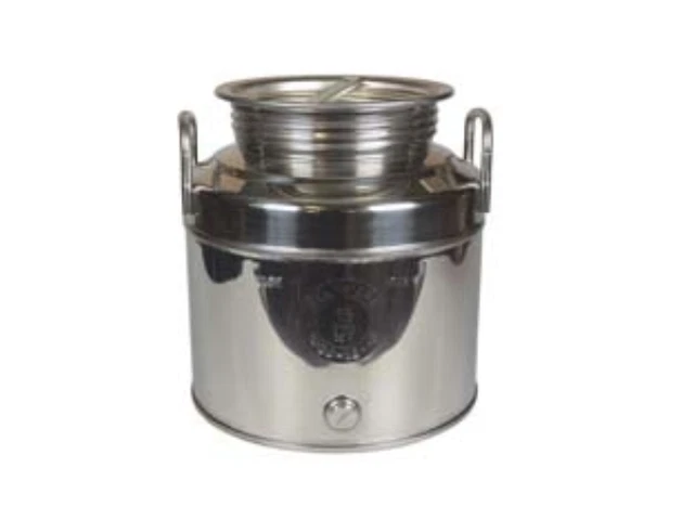 Fusto inox per olio graffato lt.15 1 pezzi Belvivere