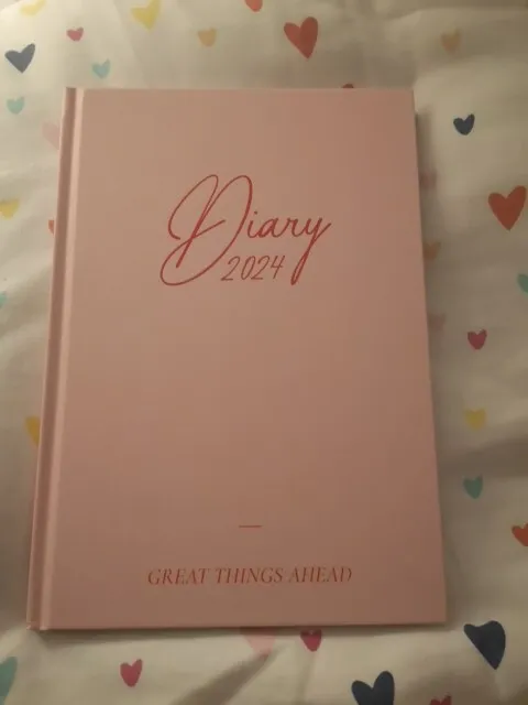 Diary 2024. Lovely Pink Colour