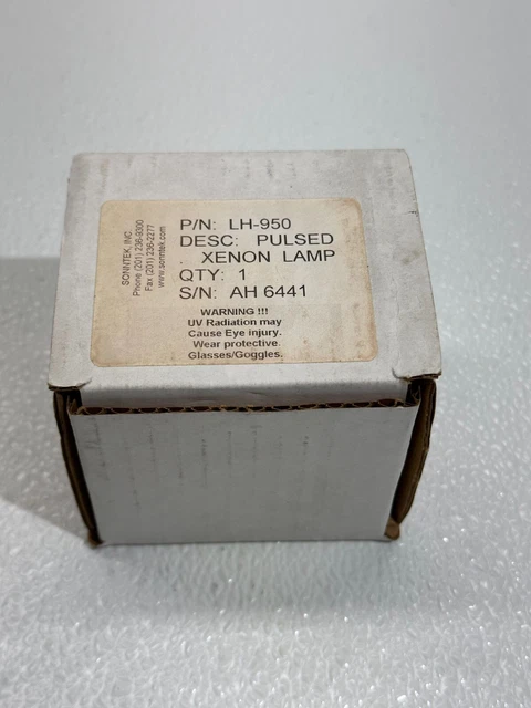 Sonntek PN: LH-950 Deuterium UV Lamp Ultraviolet XENON Light
