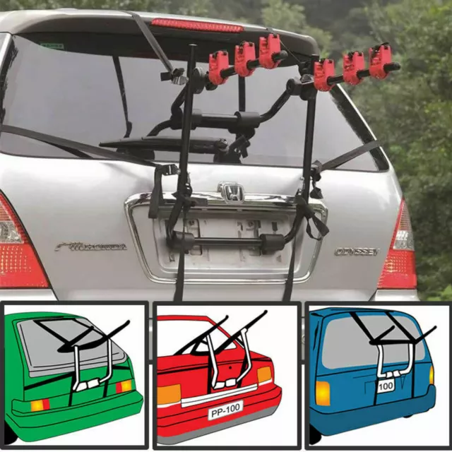 PREMIUM 2 & 3 BICYCLE BIKE CAR CYCLE CARRIER RACK HATCHBACK ESTATE Yeti Superb